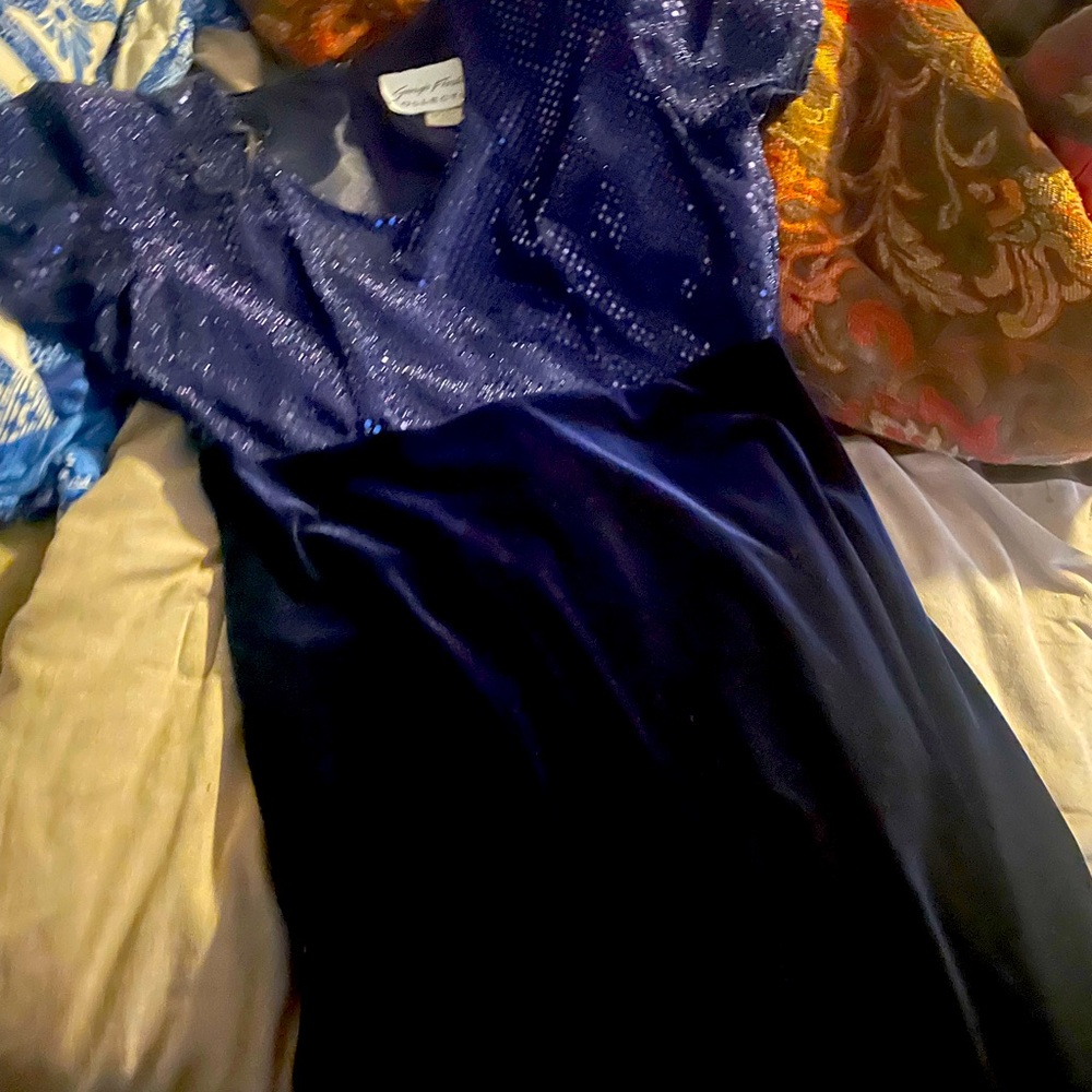 Blue dress